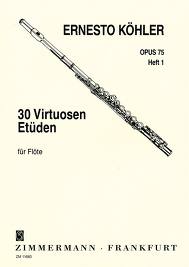 KOHLER E. - ESTUDIOS VIRTUOSIDAD (30) - OP.75 Nº1